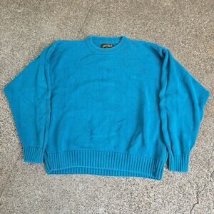 Vtg 90s EDDIE BAUER Plain Earthtone Outdoors Gorp Heavyweight Knit Sweater Lg